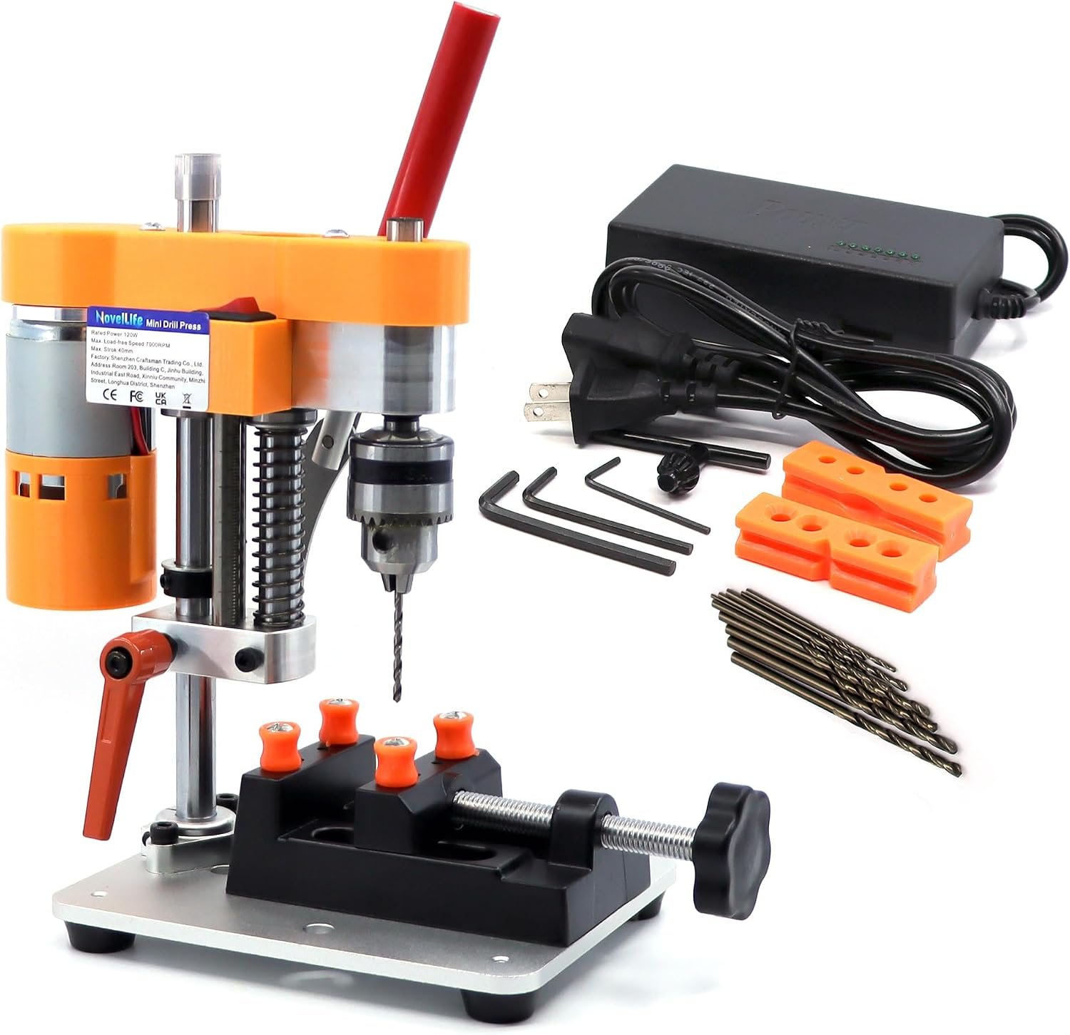 Precision Mini Drill Press Benchtop Driller Machine B10 Upgraded