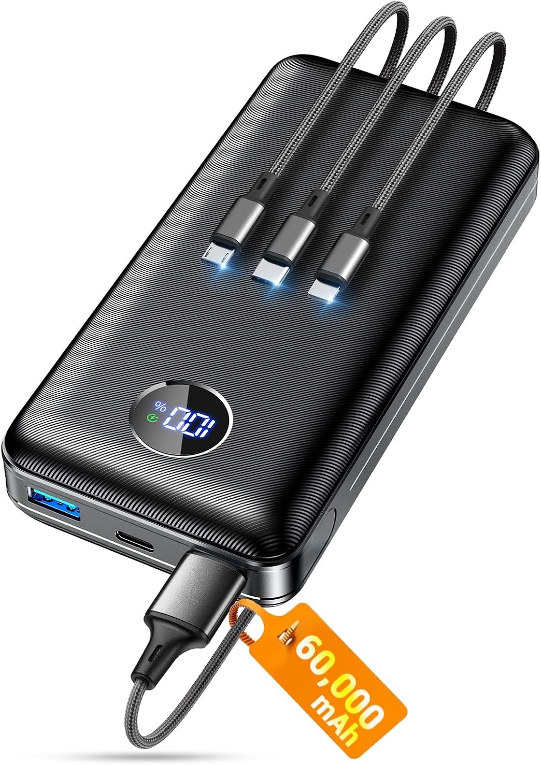 ZZI Portable Charger Power Bank 60000mAh