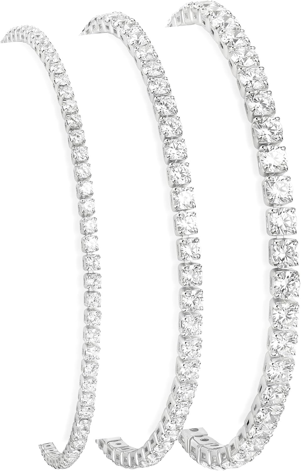 925 Sterling Silver Bracelets for Women Stack