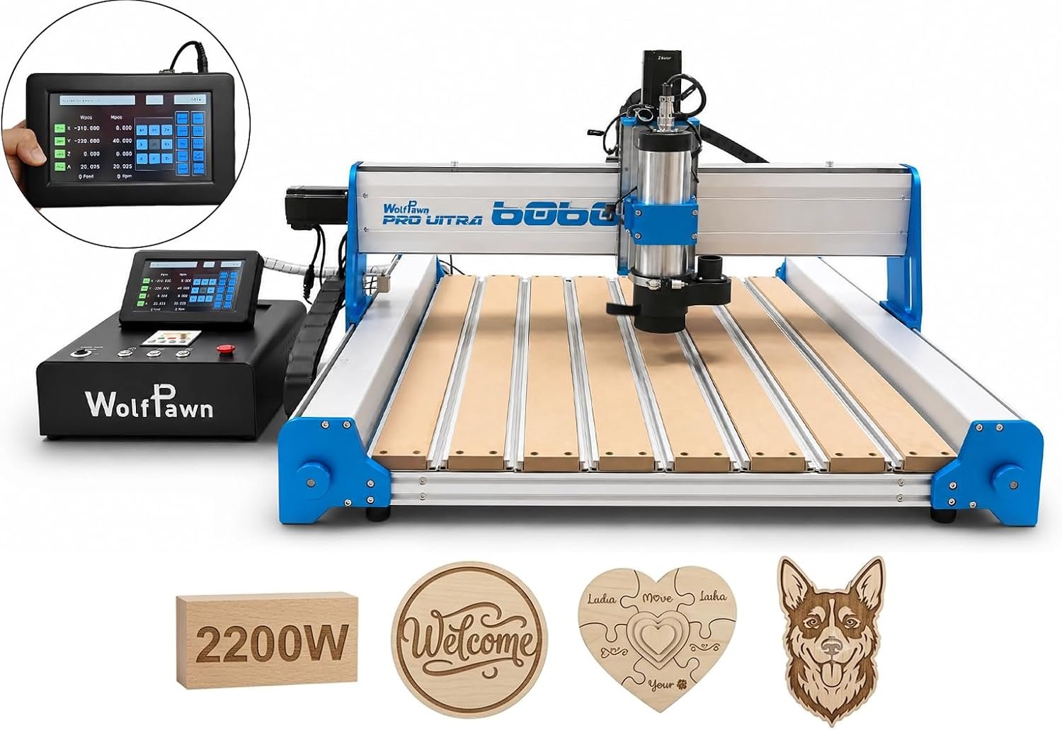 6060 CNC Router Machine with NEMA 24 Closed-Loop Steppers Motor